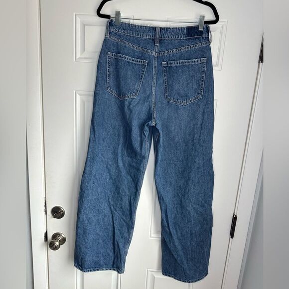 Hollister ULTRA HIGH RISE jeans pants in‎ MEDIUM WASH BAGGY JEANS size 29 8 - Picture 4 of 6